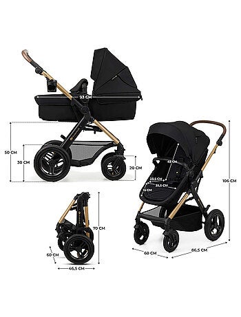 Kinderkraft - Poussette trio Moov 2 Air