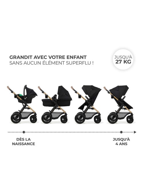 Poussette trio moov 2 modèle pratique et confortable - Kiabi