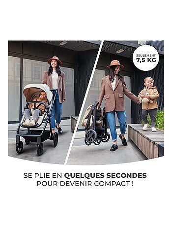 Poussette trio newly modèle pratique et confortable