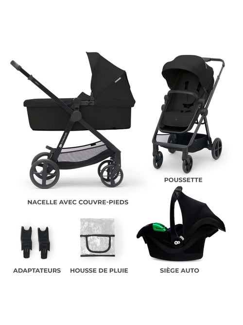 Poussette trio newly modèle pratique et confortable - Kiabi