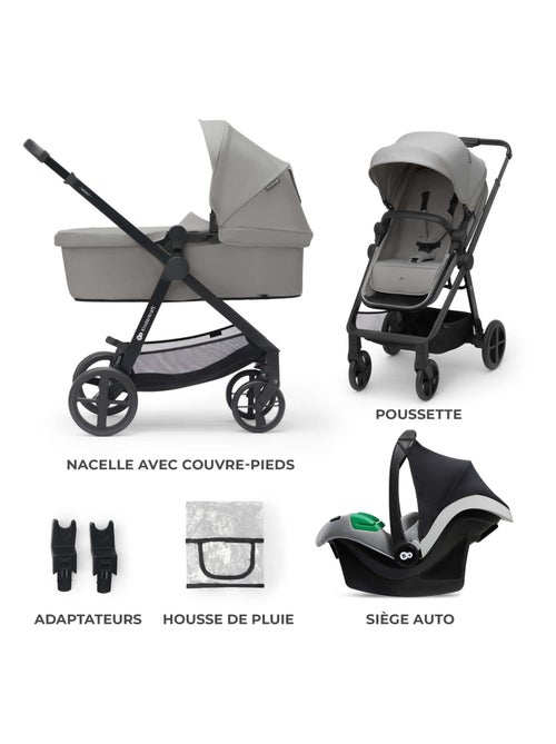 Poussette trio newly pratique et confortable - Kiabi