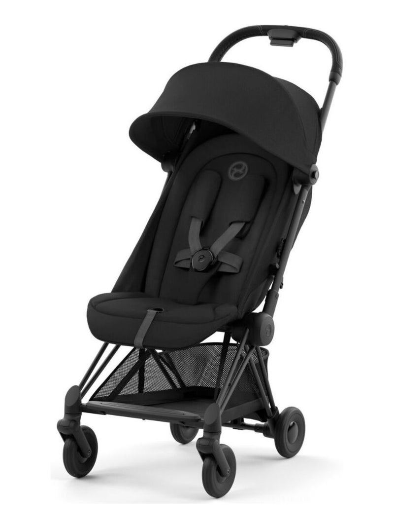 Poussette ultra-compacte COYA châssis Matt Black Sepia Black Noir - Kiabi