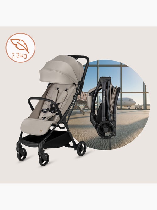 Poussette ultra compacte LIONELO Agia - Lègère - Jusqu'à 4 - Grand panier - Pliage rapide - Kiabi