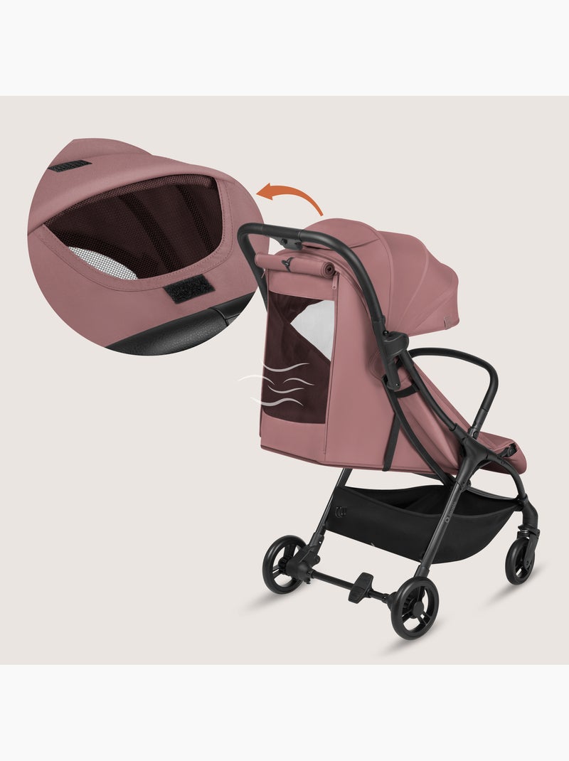 Poussette ultra compacte LIONELO Agia - Lègère - Jusqu'à 4 - Grand panier - Pliage rapide Rose - Kiabi