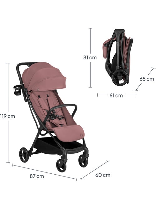 Poussette ultra compacte LIONELO Agia - Lègère - Jusqu'à 4 - Grand panier - Pliage rapide - Kiabi Poussette ultra compacte LIONELO Agia - Lègère - Jusqu'à 4 - Grand panier - Pliage rapide - Kiabi