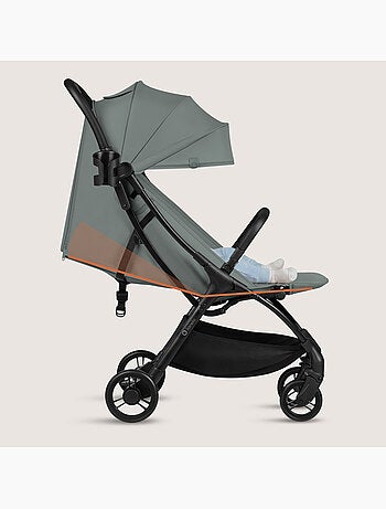 Poussette ultra compacte LIONELO Agia - Lègère - Jusqu'à 4 - Grand panier - Pliage rapide