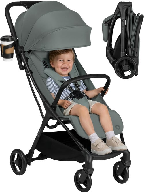 Poussette ultra compacte LIONELO Agia - Lègère - Jusqu'à 4 - Grand panier - Pliage rapide - Kiabi Poussette ultra compacte LIONELO Agia - Lègère - Jusqu'à 4 - Grand panier - Pliage rapide - Kiabi