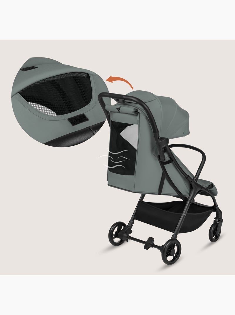 Poussette ultra compacte LIONELO Agia - Lègère - Jusqu'à 4 - Grand panier - Pliage rapide Vert - Kiabi