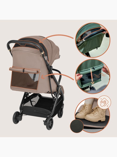 Poussette Ultra-compacte LIONELO Bess - Compatible avion - Léger - Pliage rapide - Kiabi Poussette Ultra-compacte LIONELO Bess - Compatible avion - Léger - Pliage rapide - Kiabi