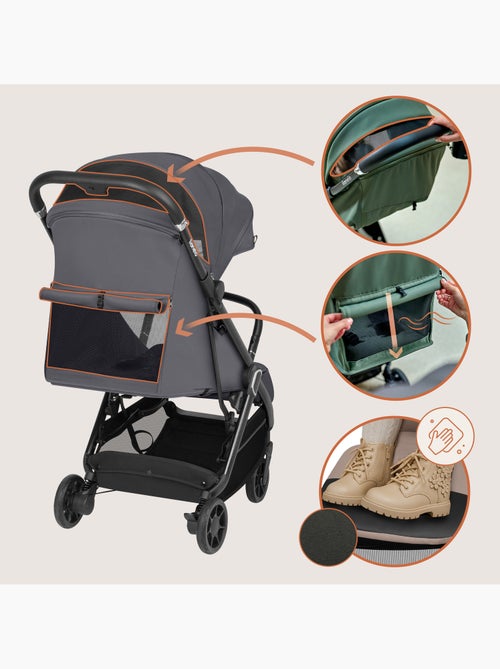 Poussette Ultra-compacte LIONELO Bess - Compatible avion - Léger - Pliage rapide - Kiabi Poussette Ultra-compacte LIONELO Bess - Compatible avion - Léger - Pliage rapide - Kiabi