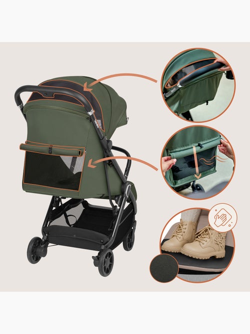 Poussette Ultra-compacte LIONELO Bess - Compatible avion - Léger - Pliage rapide - Kiabi Poussette Ultra-compacte LIONELO Bess - Compatible avion - Léger - Pliage rapide - Kiabi