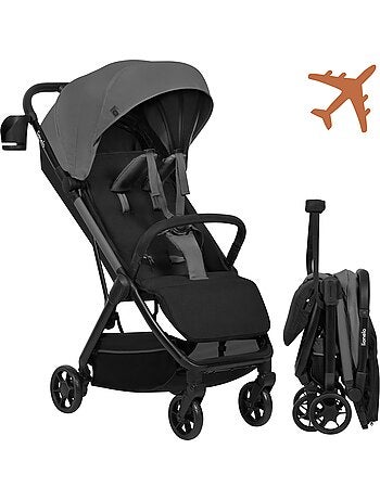 Poussette Ultra-compacte LIONELO Julie Air - Compatible avion - Léger - Pliage rapide