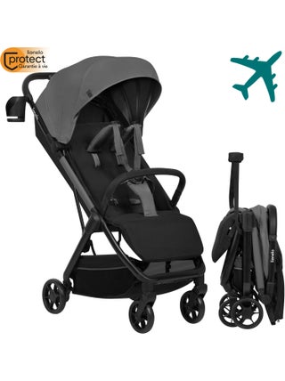 Poussette Ultra-compacte LIONELO Julie Air - Compatible avion - Léger - Pliage rapide