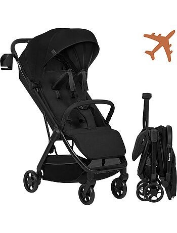 Poussette Ultra-compacte LIONELO Julie Air - Compatible avion - Léger - Pliage rapide