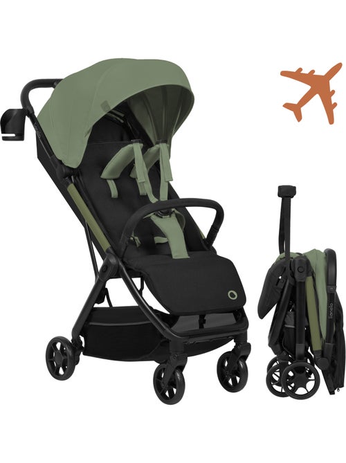 Poussette Ultra-compacte LIONELO Julie Air - Compatible avion - Léger - Pliage rapide - Kiabi Poussette Ultra-compacte LIONELO Julie Air - Compatible avion - Léger - Pliage rapide - Kiabi