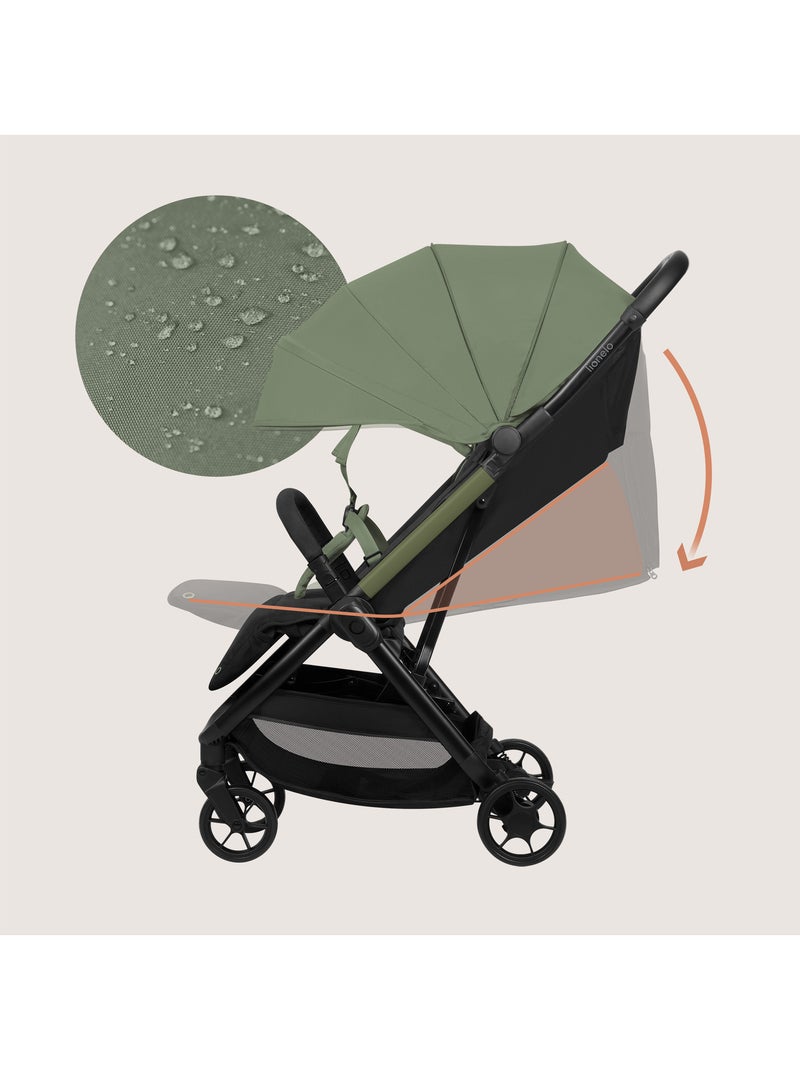 Poussette Ultra-compacte LIONELO Julie Air - Compatible avion - Léger - Pliage rapide Vert - Kiabi