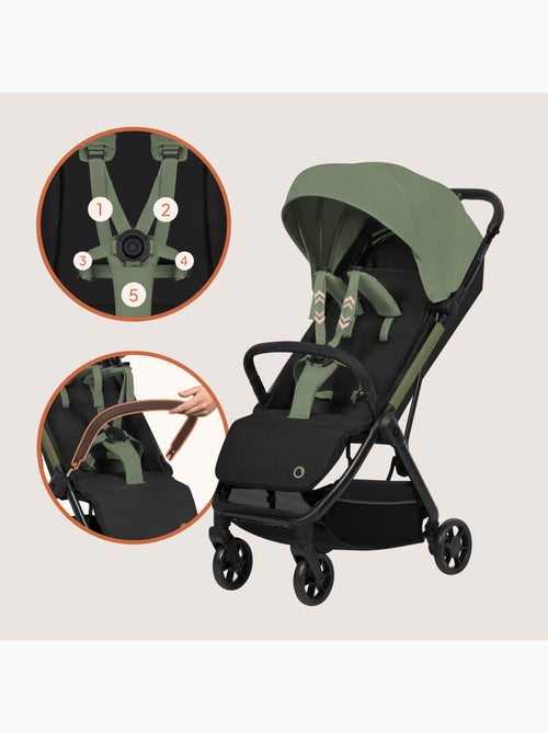 Poussette Ultra-compacte LIONELO Julie Air - Compatible avion - Léger - Pliage rapide - Kiabi Poussette Ultra-compacte LIONELO Julie Air - Compatible avion - Léger - Pliage rapide - Kiabi