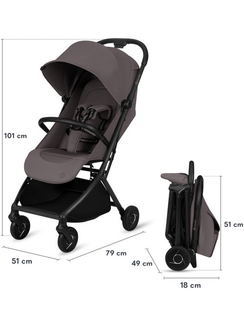 Poussette ultra-compacte LIONELO Sia - Ultra légère: 5,9 kg - Compatible avion - Moustiquaire - Kiabi Poussette ultra-compacte LIONELO Sia - Ultra légère: 5,9 kg - Compatible avion - Moustiquaire - Kiabi