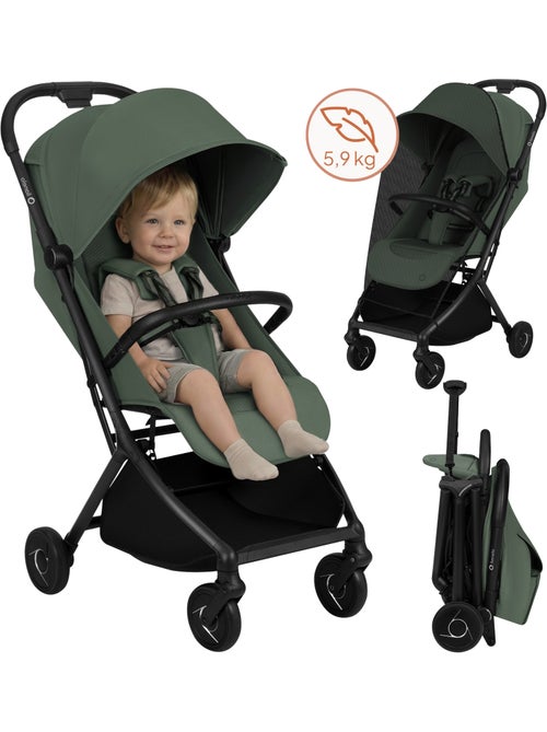 Poussette ultra-compacte LIONELO Sia - Ultra légère: 5,9 kg - Compatible avion - Moustiquaire - Kiabi