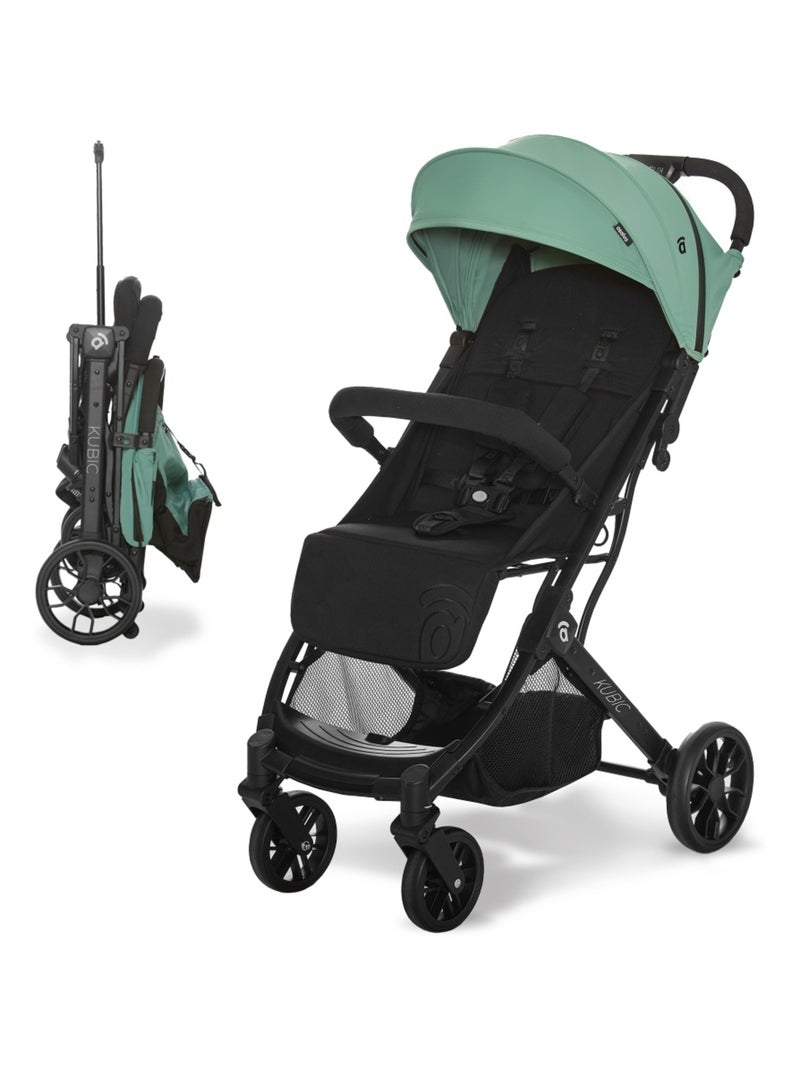 Poussette ultra-légère et compacte, convient comme bagage de cabine - Kubic 2 Vert - Kiabi