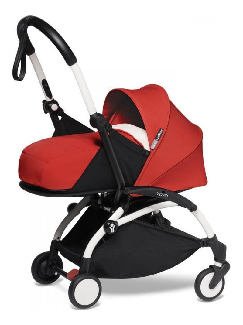 Poussette YOYO²  - Pack 0+ Rouge - cadre blanc Rouge - Kiabi