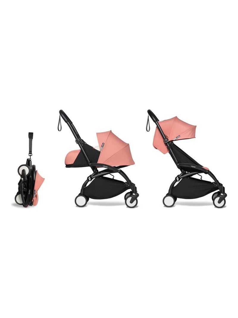 Poussette YOYO² - Pack 0+/6+ Ginger - cadre noir Rose - Kiabi