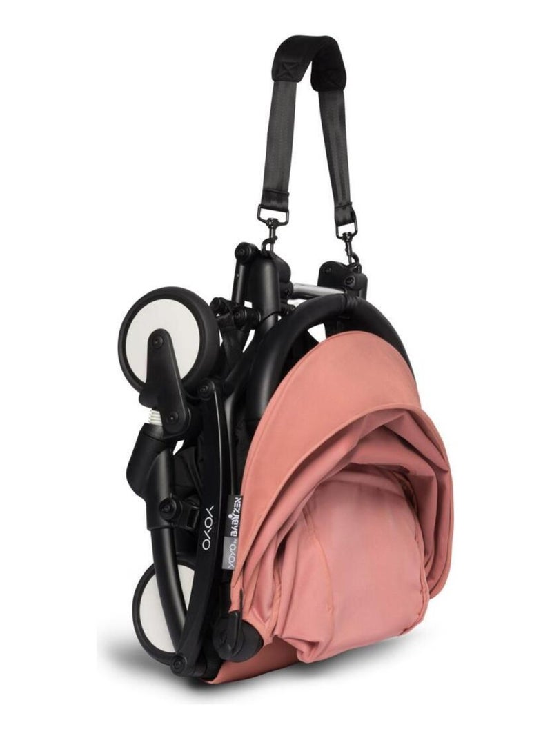 Poussette YOYO² 6+ Ginger, siège auto - cadre noir Rose - Kiabi