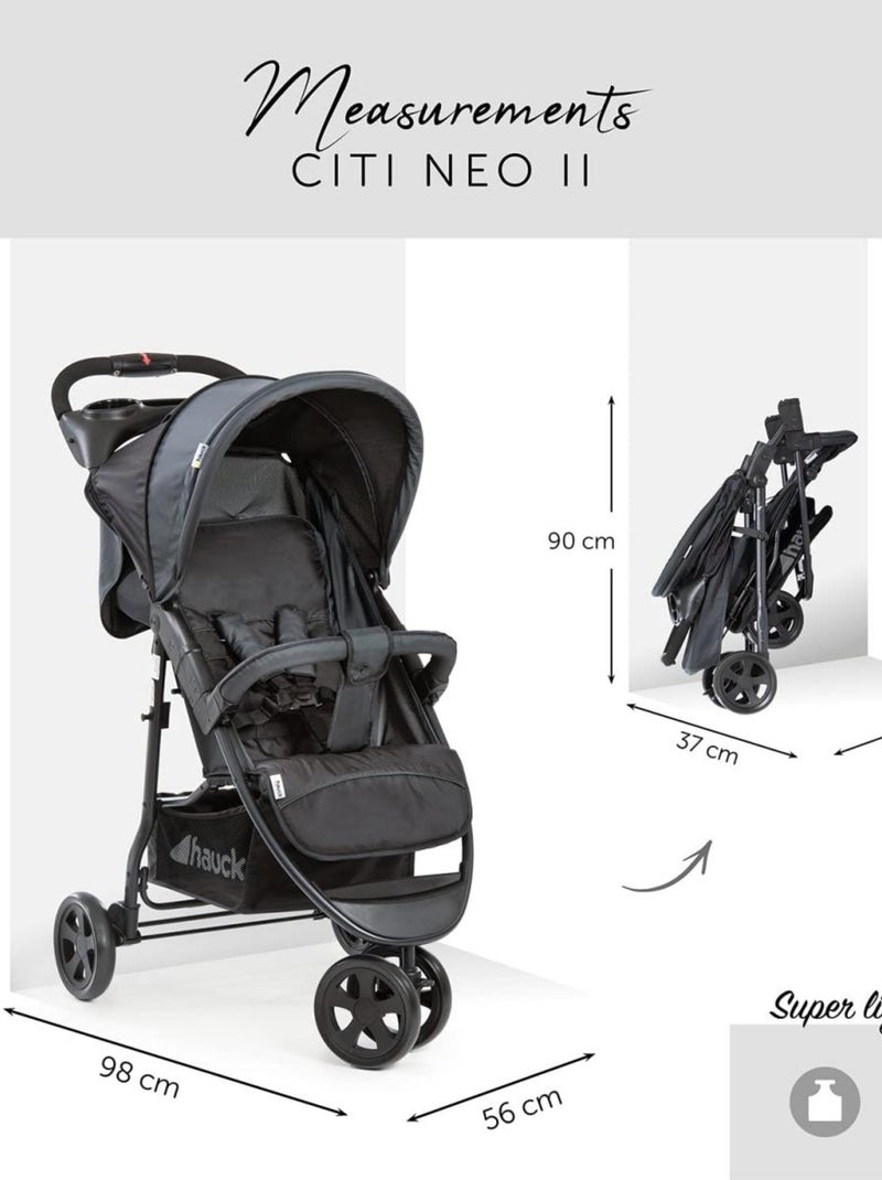 Poussettes Jogger Citi Neo II stone Gris - Kiabi
