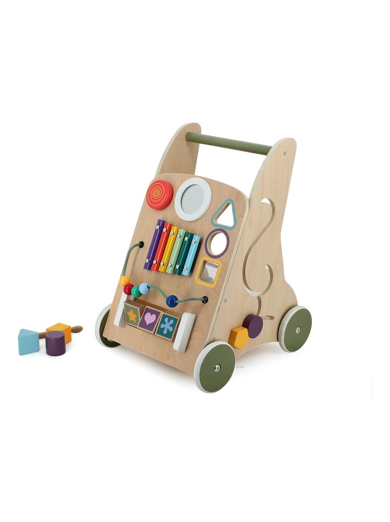 Pousseur bébé en bois Marron clair - Kiabi