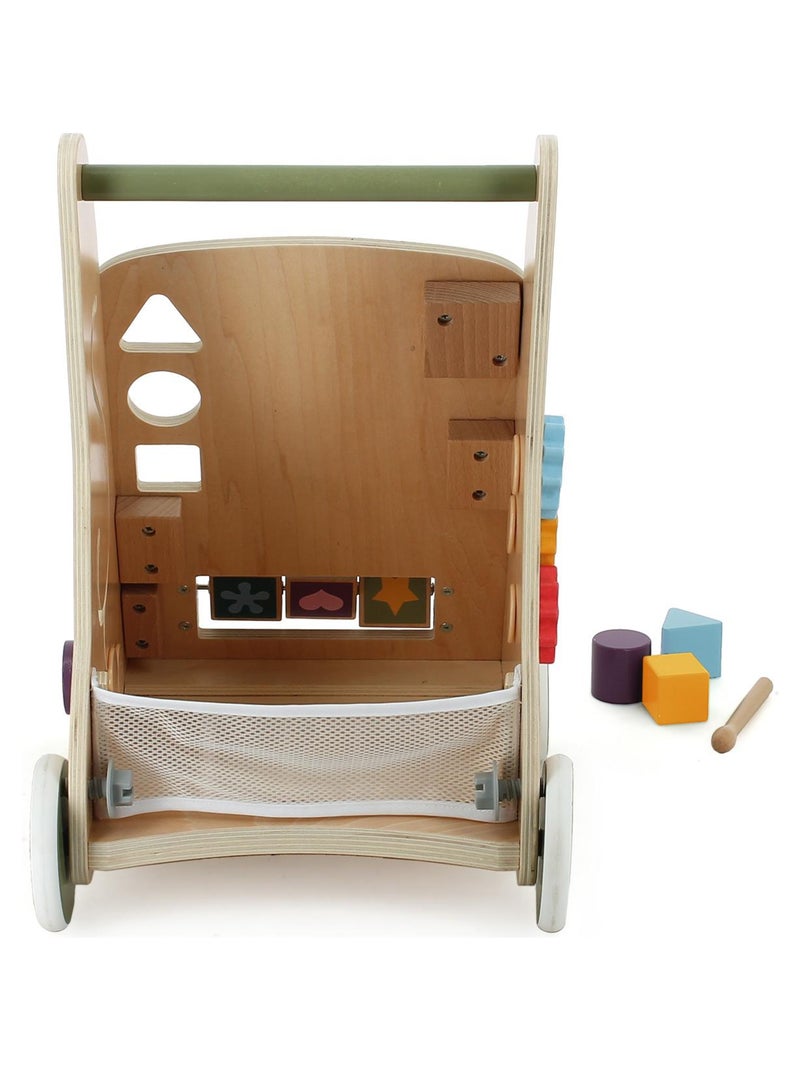 Pousseur bébé en bois Marron clair - Kiabi