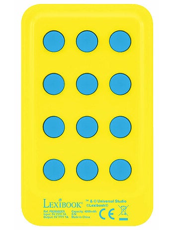 Power Bank avec ventouses Les Minions