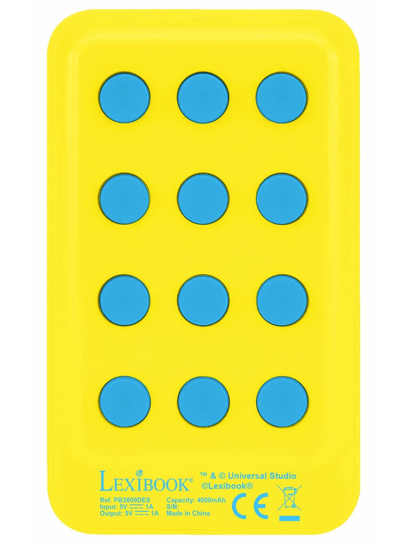 Power Bank avec ventouses Les Minions Jaune - Kiabi