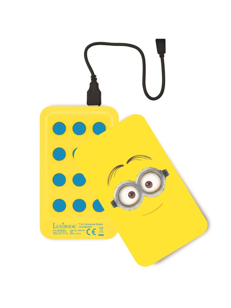 Power Bank avec ventouses Les Minions Jaune - Kiabi