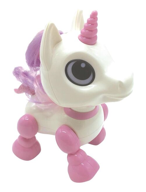 Power Unicorn Mini - Licorne Robot, Contrôle Par Claquement De Main, Répétition - Kiabi