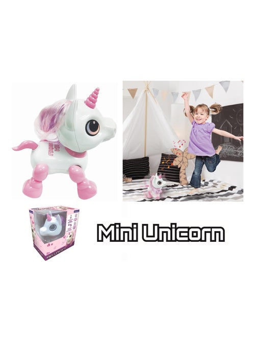 Power Unicorn Mini - Licorne Robot, Contrôle Par Claquement De Main, Répétition - Kiabi