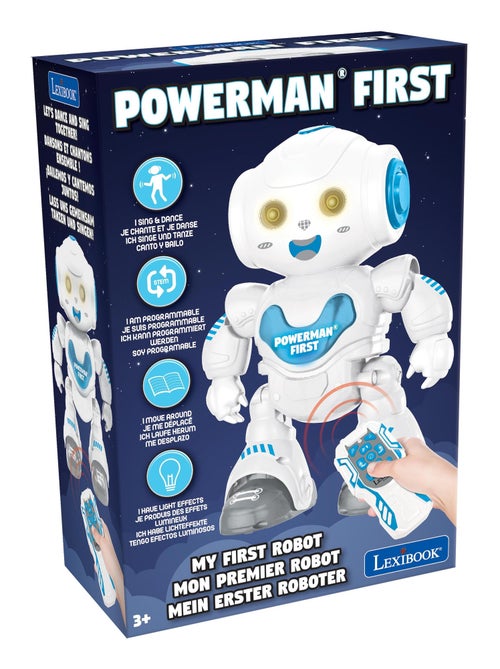 Powerman® First Robot Programmable avec Dance, Musique, démo et télécommande - Kiabi