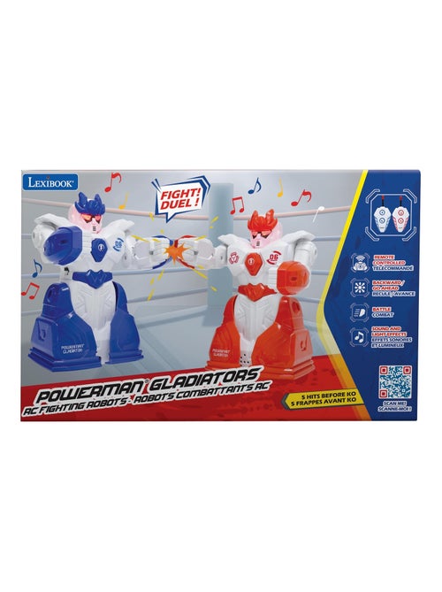 POWERMAN GLADIATOR Robots combattants avec télécommande - Kiabi