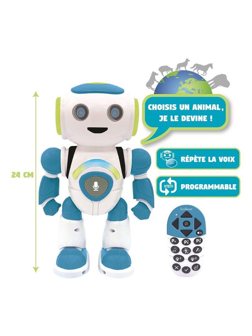 Powerman® Jr. Robot Programmable Avec Quiz, Musique, Jeux (français) N/A - Kiabi
