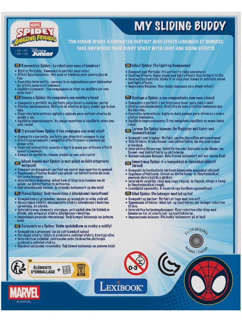POWERMAN® Roller Spiderman - Mini Robot Culbuto Bleu - Kiabi