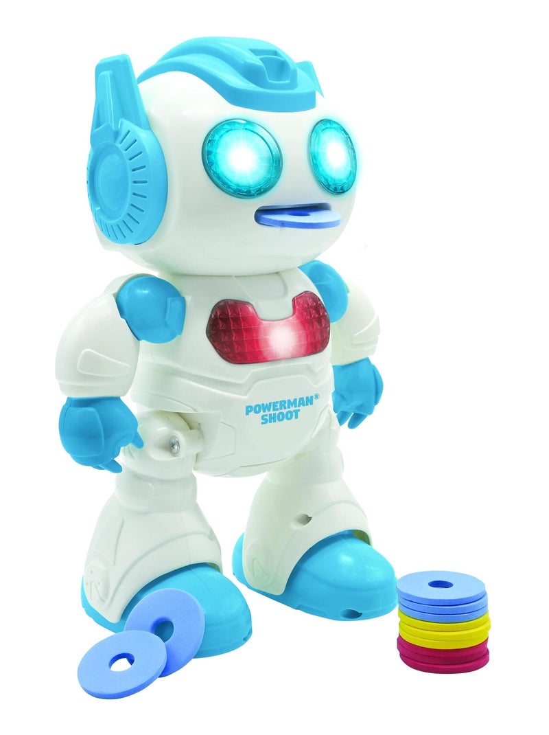 Powerman Shoot Robot Programmable Bleu - Kiabi