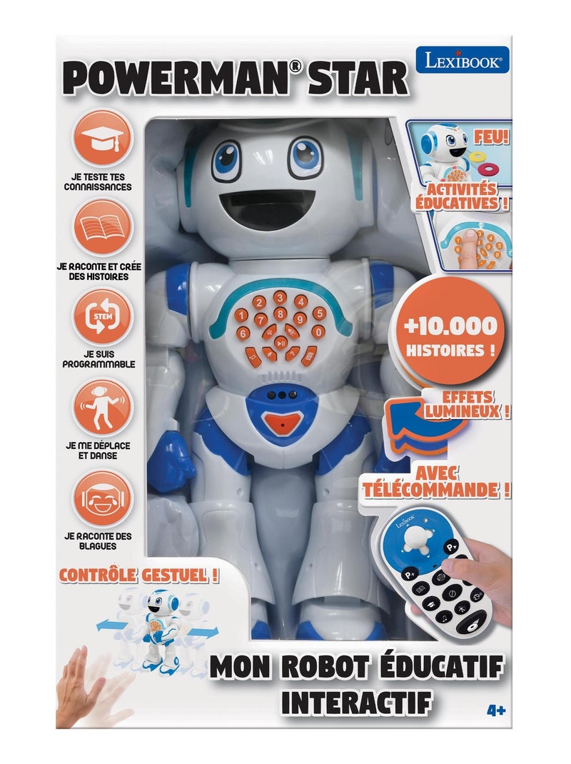 POWERMAN STAR Robot Interactif (Français) Blanc - Kiabi