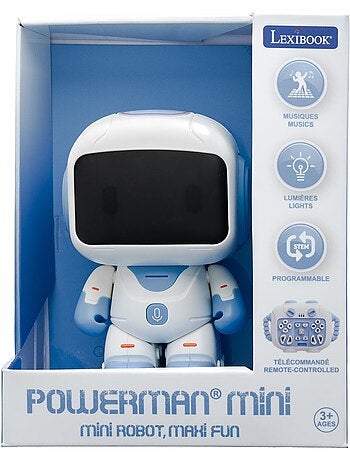 Powerman(r) mini – robot programmable avec musique, danse, effets lumineux et enregistrement vocal