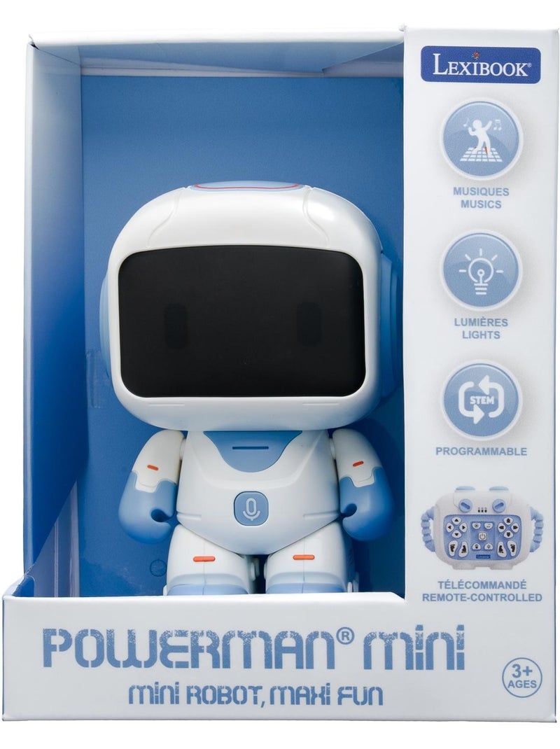 Powerman(r) mini – robot programmable avec musique, danse, effets lumineux et enregistrement vocal Blanc - Kiabi
