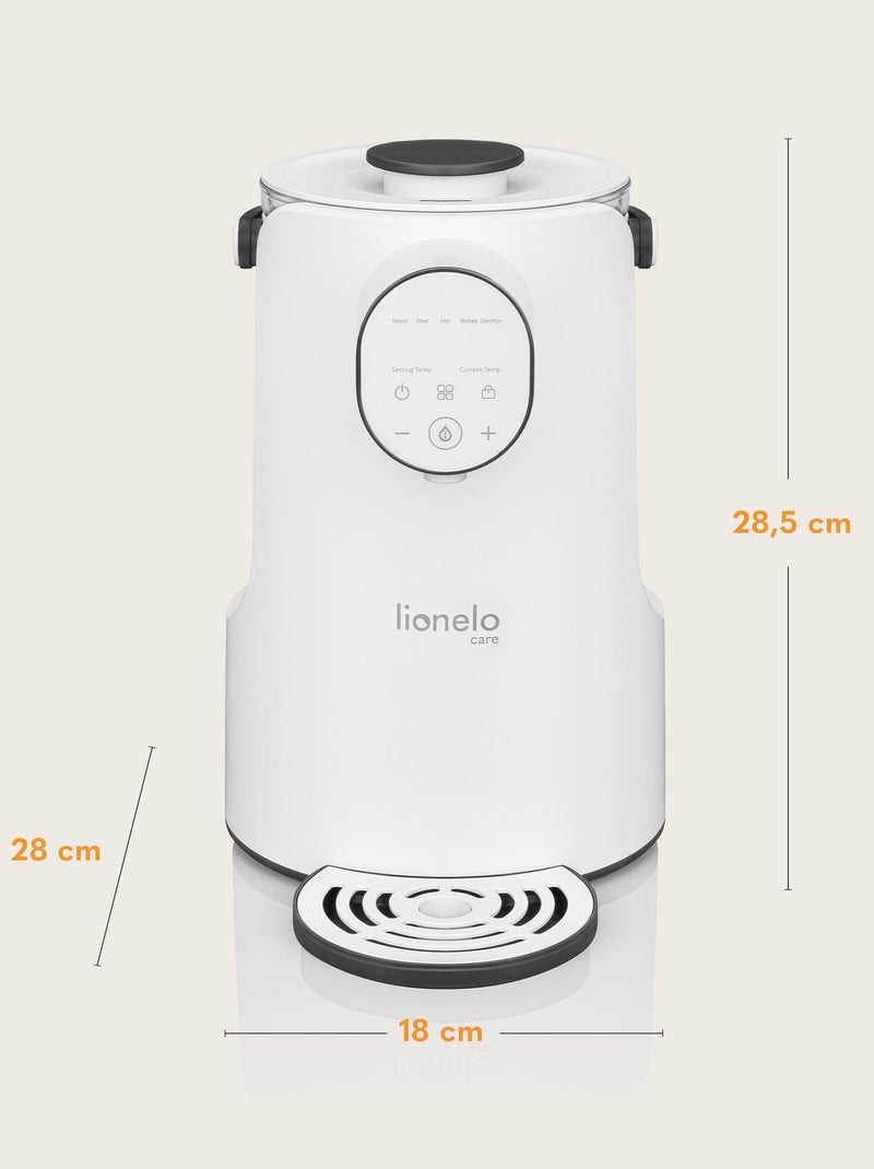 Préparateur de biberons automatique LIONELO BabyPresto - 35-100°C - 2L Blanc - Kiabi