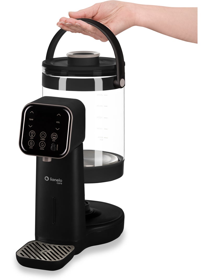 Préparateur de biberons automatique LIONELO Babypresto 2.0 - Lampe UV - 3L - 40-100°C Noir - Kiabi