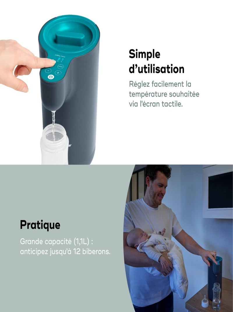 Préparateur de biberons Milky Now 'Babymoov' Gris - Kiabi