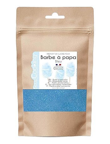 Préparation barbe à papa bleue - arôme cola - ScrapCooking