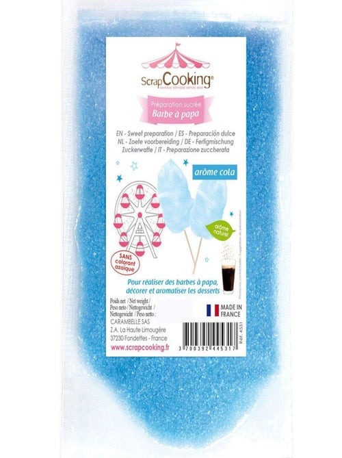 Préparation barbe à papa bleue 480 g - ScrapCooking - Kiabi