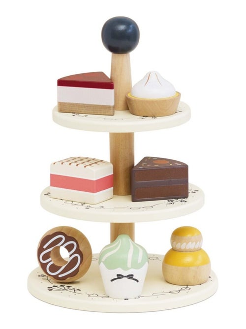 Présentoir à gâteaux en bois - Kiabi