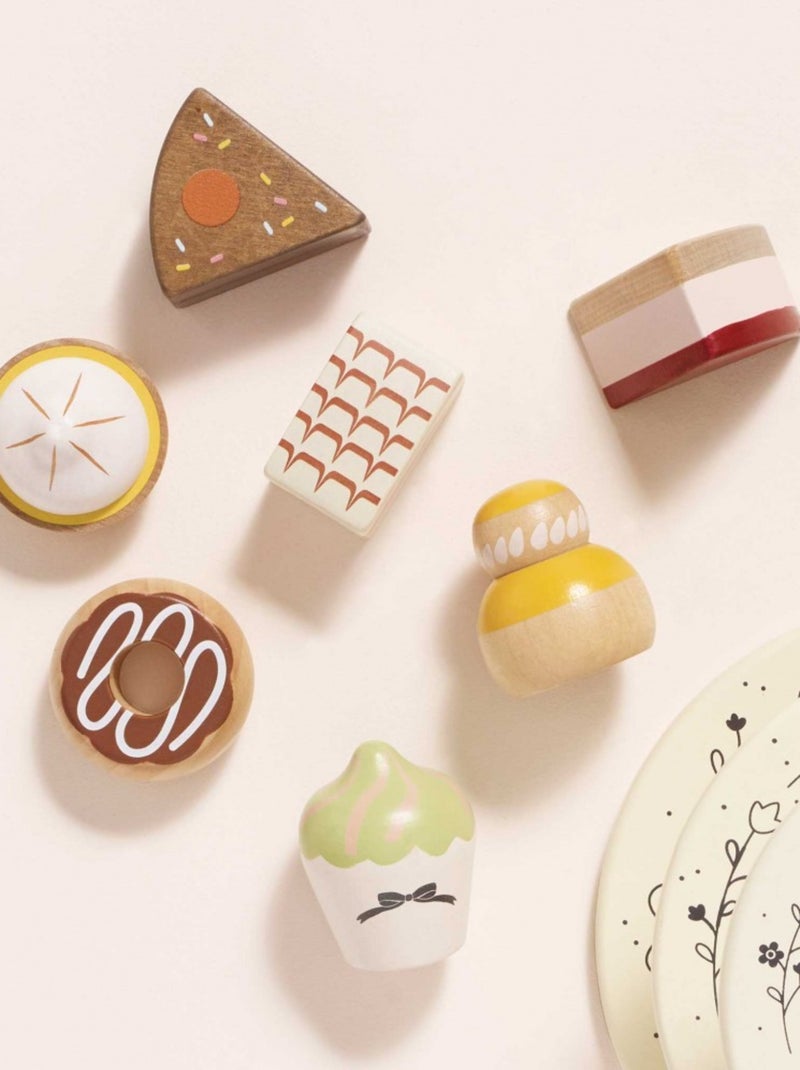 Présentoir à gâteaux en bois Beige - Kiabi